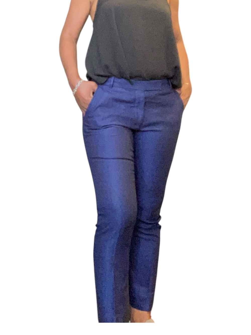 Punit ARORO BLUE 3 pocket slacks